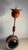 An Art Deco smoking stand by Belmet, from the "Rollodor" line, c. 1930s. It sits on a weighted, rounded rolling base that...