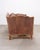 Brown Country English Style Distressed Leather and Walnut Sofa For Sale - Image 8 of 18