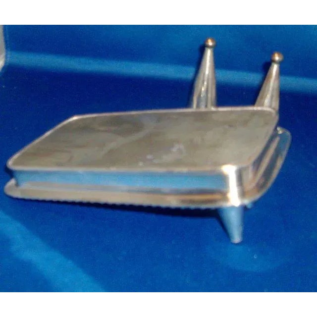 Metal Early 19th Century Old Sheffield Silver on Copper Candle Tray & Snuffer - 3 Pieces For Sale - Image 7 of 10