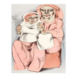 Jorge Dumas Mother and Child Lithograph
