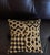 Graphic Kuba Shoowa Raffia Grass + Silk Pillows, Set of 2 (Congo), Hand-Sewn For Sale - Image 10 of 13