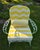 Textile Outdoors and Indoors Contemporary Pastel Yellow Cylinder Pillows, by Arlene Angard, Set of 2 For Sale - Image 7 of 10