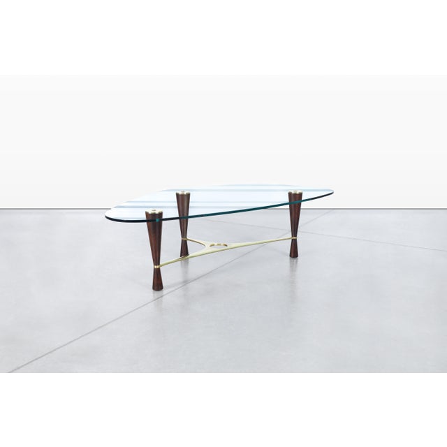 Dunbar Furniture Vintage Model 5309 Rosewood Coffee Table by Edward Wormley for Dunbar For Sale - Image 4 of 12