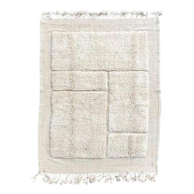 Moroccan Beni Ouarain Wool Rug, 1990 For Sale