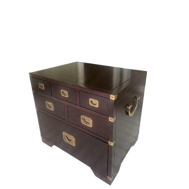 Campaign The Bombay Company Campaign Style Chest of Drawers For Sale - Image 3 of 9