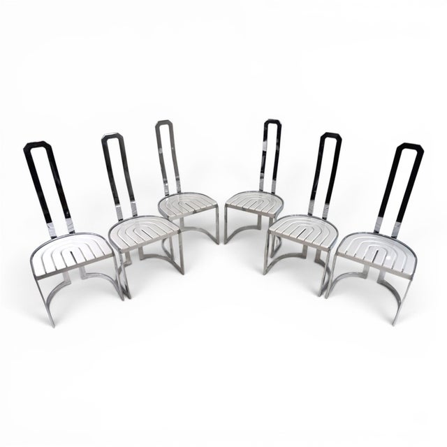 Postmodern Allmilmö Dining Chairs, 1980, Set of 6 For Sale - Image 9 of 18