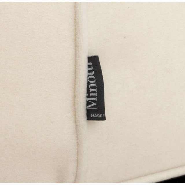 Minotti Andersen Quilt White Upholstered Sofa For Sale - Image 9 of 9