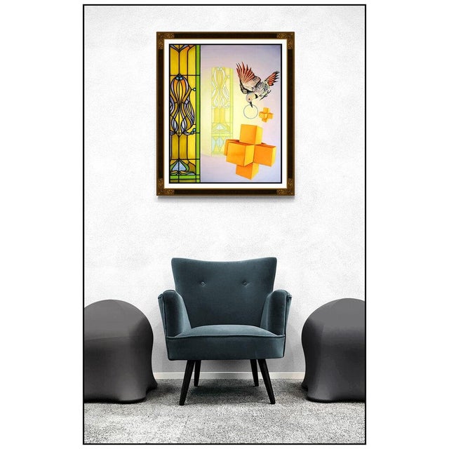 Message us to inquire about custom framing options! (Included for free with every purchase) The artwork here, "Trans-...