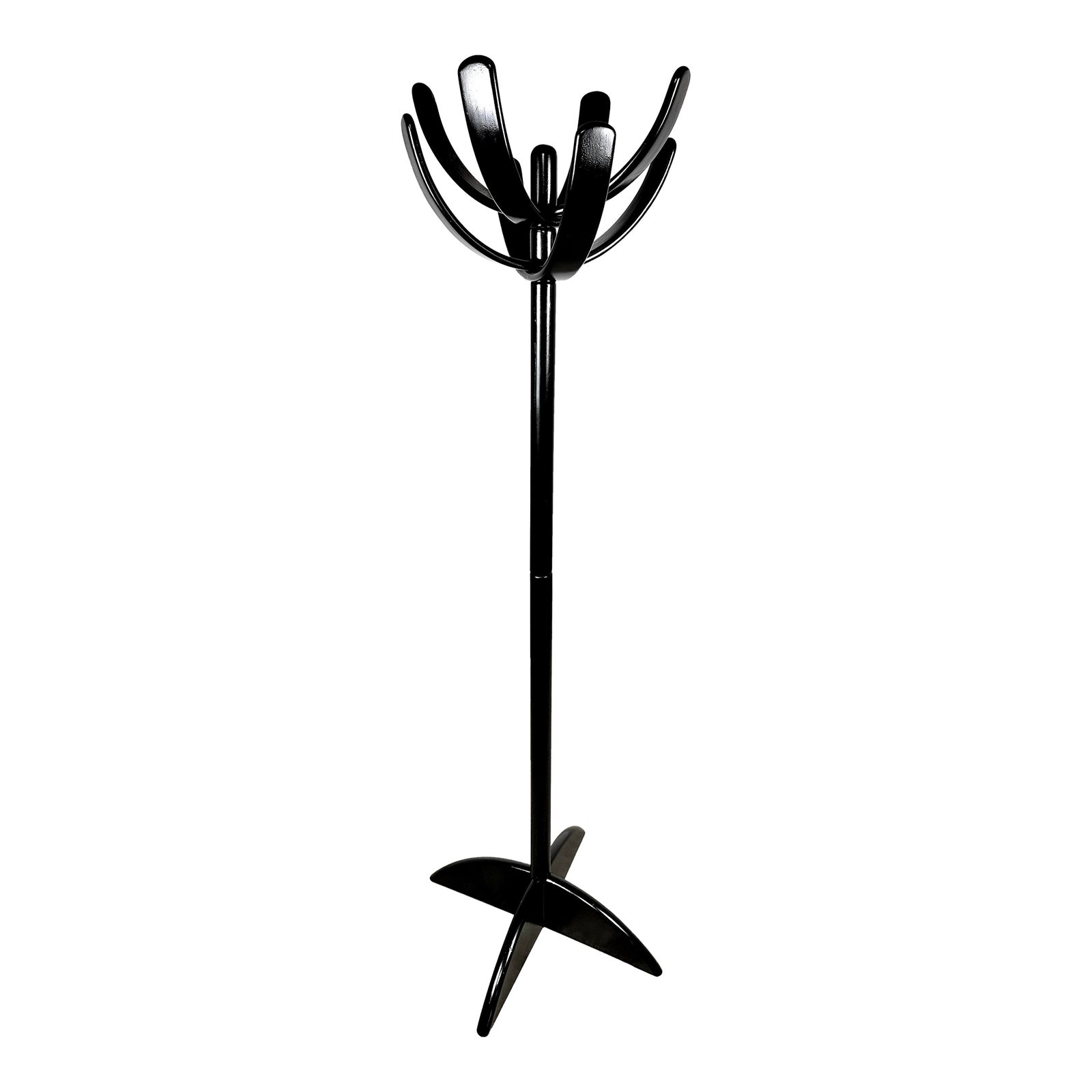 1970’s Italian Post Modern “Cactus” Hat Rack / Hall Tree in Black