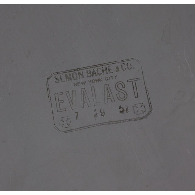 1950s Large Oval Giltwood Mirror For Sale - Image 4 of 4