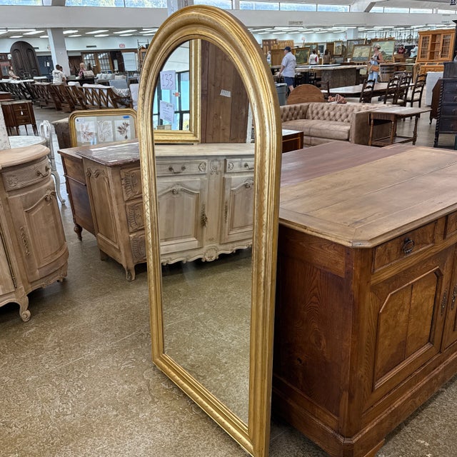 French French Louis Philippe Gilt Mirror For Sale - Image 3 of 9