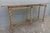 1960's French Vintage Traditional Brass Twist Sofa Table/ Long Console Table with Marble Top. Lovely vintage high quality...