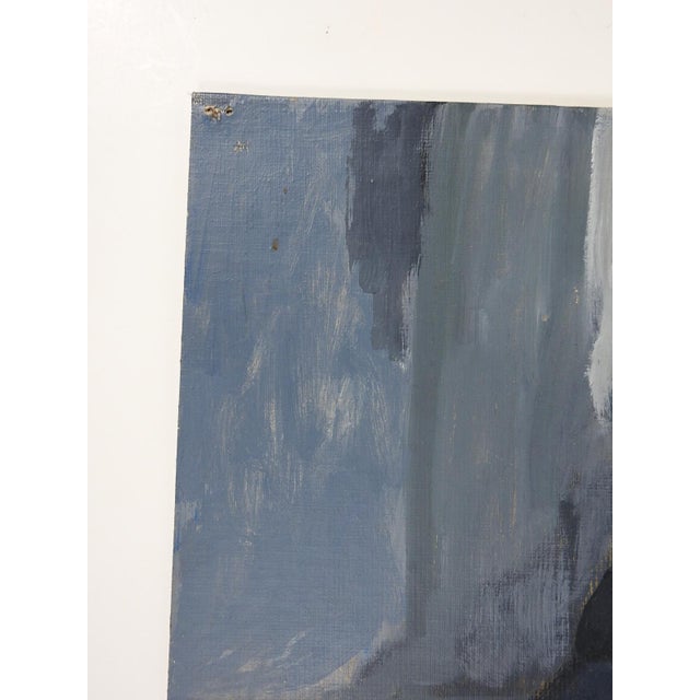 Mid 20th Century Woman in Gray Painting For Sale In Seattle - Image 6 of 9