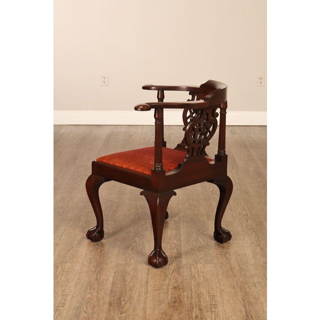 Kittinger Furniture Chippendale Style Mahogany CW-48 Corner Chair For Sale - Image 15 of 18