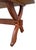 Brutalist X-Base Trestle Dining Table in Oak by Bram Sprij, 1960s For Sale - Image 6 of 9