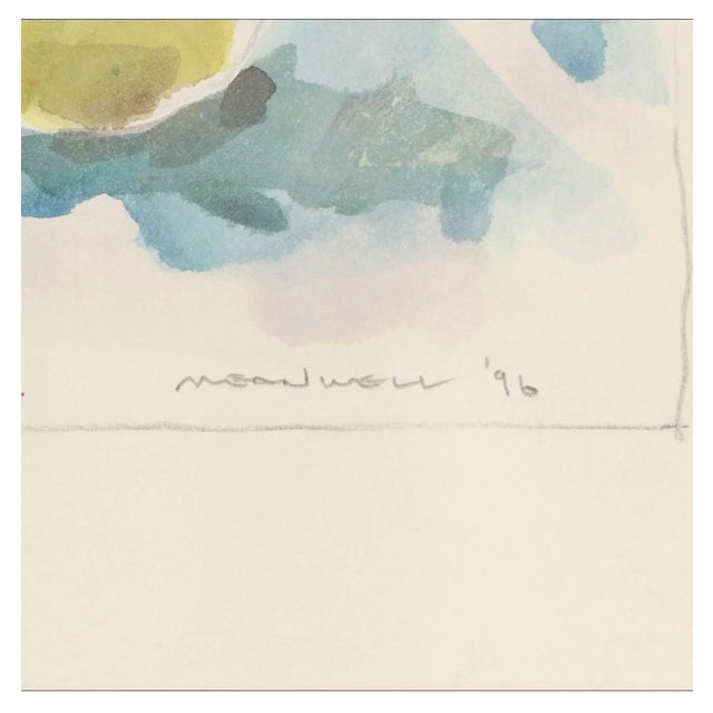 Paint Jack Meanwell Modern Still Life Watercolor Painting, 1996 For Sale - Image 7 of 7