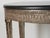 Late 20th Century Neoclassical-Style Silvered Wood Demilune Console Table For Sale In Los Angeles - Image 6 of 11