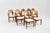 Brown Vintage Danish Teak Dining Chairs from Niels Koefoed, Set of 10 For Sale - Image 8 of 12