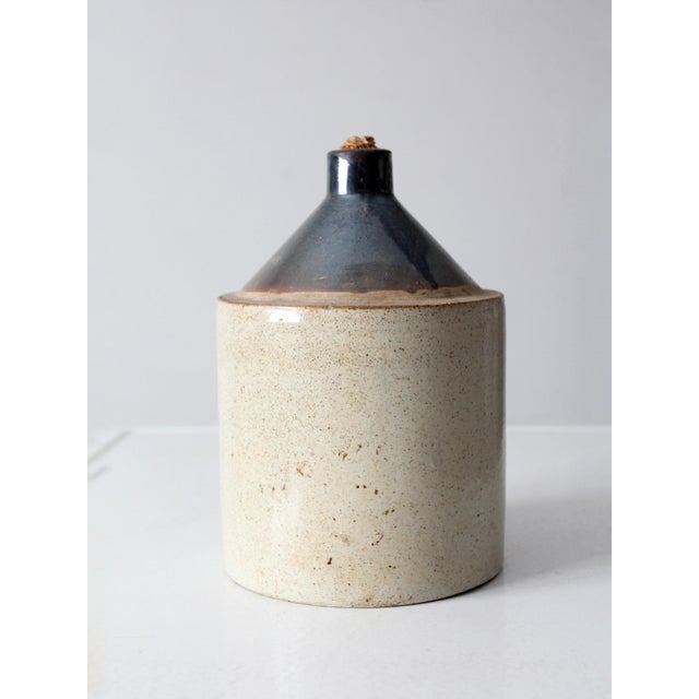 Ceramic Antique Stoneware Crock Jug For Sale - Image 7 of 10