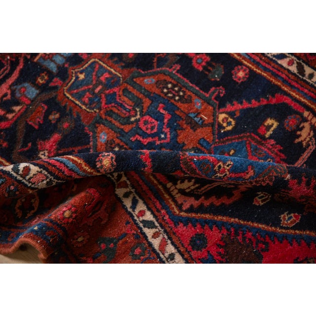 Textile Vintage Kurdish Hamadan Rug - 3'6" x 6'5" For Sale - Image 7 of 12