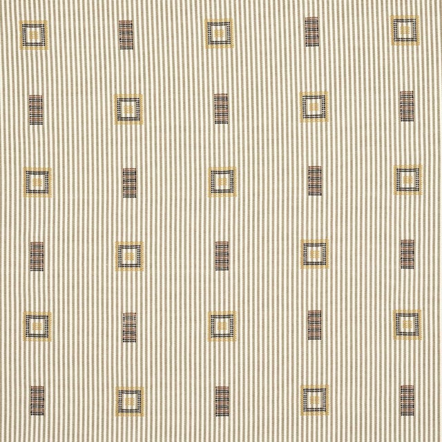 SAMPLE - Schumacher X A Rum Fellow Ribbon Ii Fabric In Oregano For Sale
