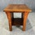 Late 20th Century Late 20th Century Oak Mission Style Side Table For Sale - Image 5 of 11