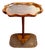 19th Century Collectible Maple or Walnut Hand-Carved Table with Scalloped Rim For Sale