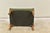 Traditional Olive Green Tufted Leather Footstool/Ottoman For Sale - Image 9 of 9