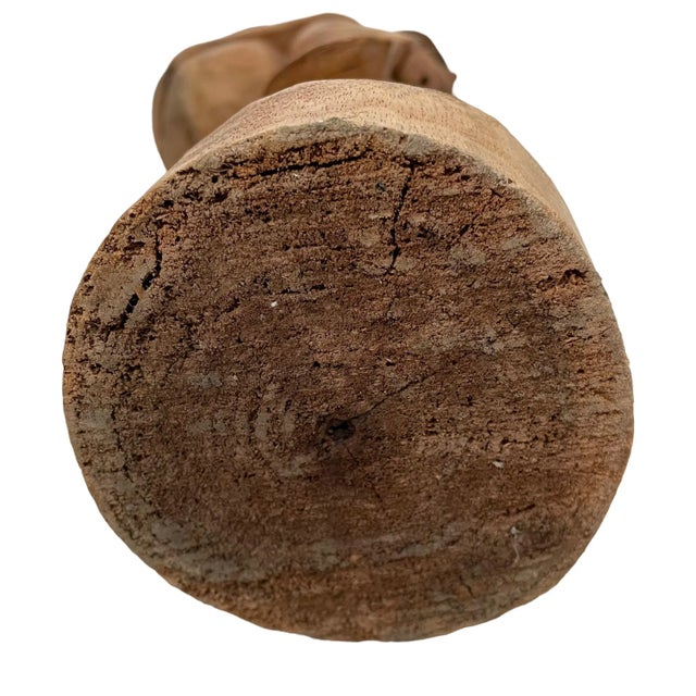 Vintage Wooden Hand-Carved Wooden Pilgrim, Beggar For Sale - Image 9 of 12