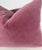 Custom pair of 16"x20" pillows covered in Brunschwig & Fils "Bachelor Mohair" in color lavender. These pillows are knife...