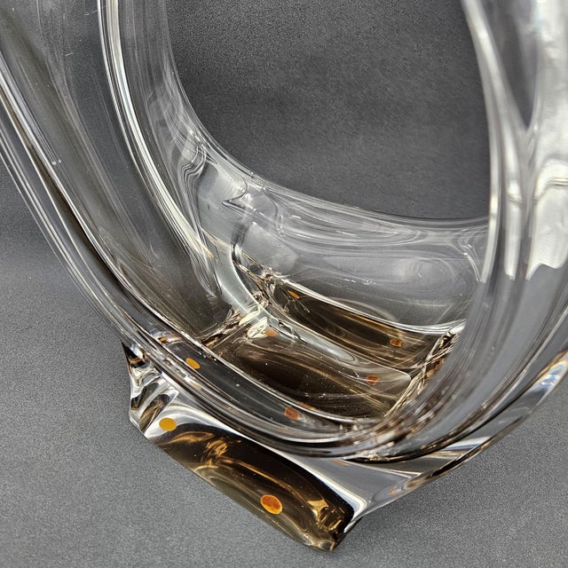 Glass Art Centerpiece from Vannes Le Chatel, 1960s For Sale - Image 6 of 9