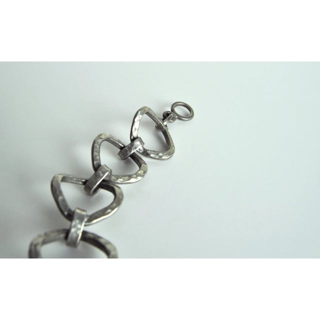 Modernist Pewter Bracelet, Denmark, 1970s For Sale - Image 6 of 11