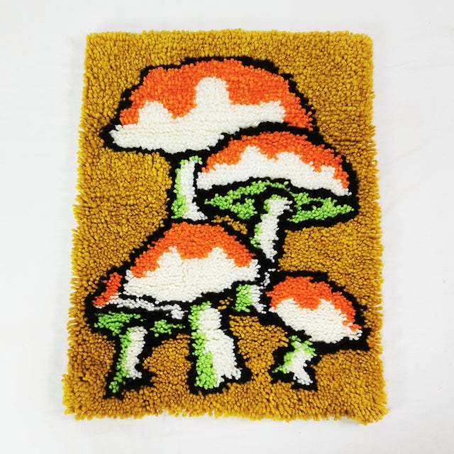 Textile Toadstool Wall Hanging, Great Britain, 1970s For Sale - Image 7 of 8
