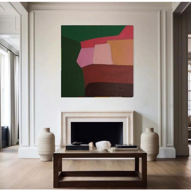 Bodasca, Soft Abstract Composition, 2026, Acrylic on Canvas For Sale - Image 4 of 10