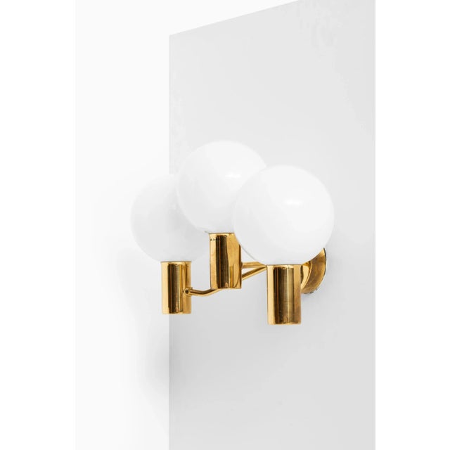Wall lamps model V-149/3 Designed by Hans Agne Jakobsson. Produced by Hans Agne Jakobsson in Markaryd, Sweden. This piece...