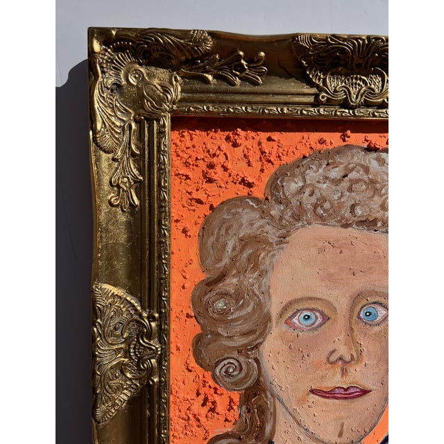 Original Painting on Canvas, Portrait of Elizabeth Hamilton Signed S. Graff, Coa For Sale In Jacksonville, FL - Image 6 of 9