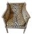 Mid 19th Century Fabulous French Chair With Painted Canvas Exterior For Sale