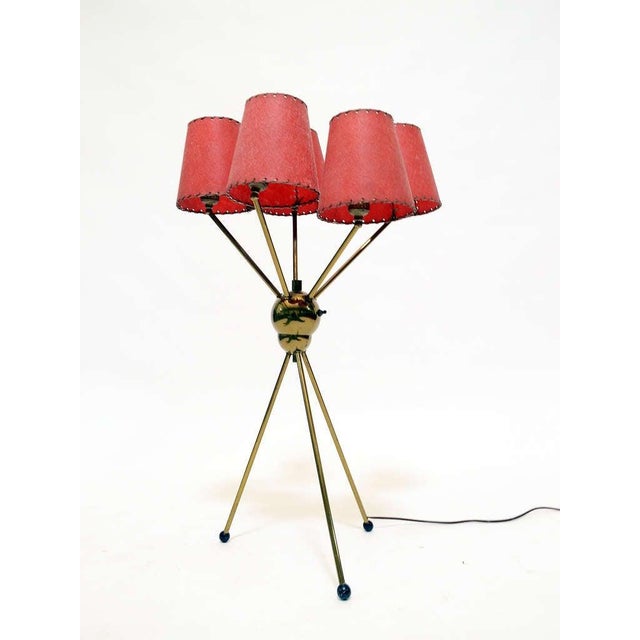 Brass 1950s Sputnik Table Lamp For Sale - Image 4 of 10