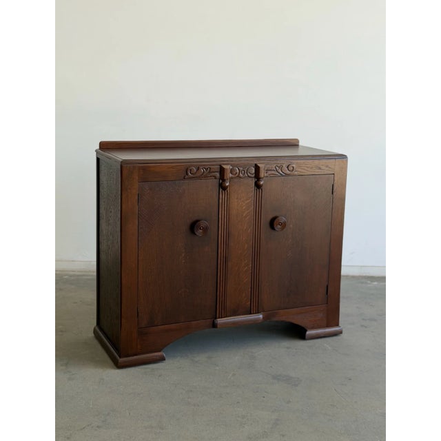 Art Deco Vintage Art Deco English Sideboard For Sale - Image 3 of 18