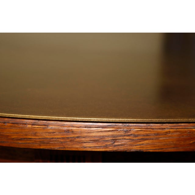 Vintage Round Wooden Table, 1920s For Sale - Image 12 of 18