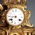 Antique Clock with Gilded Antimony Wooden Base, 1800s For Sale - Image 5 of 13