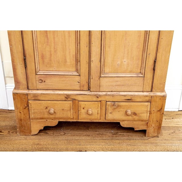 French Provincial Quality Pine Armoire For Sale - Image 3 of 8