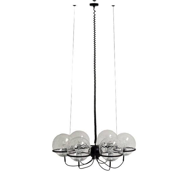 Dutch Saturnus Chandelier from Raak Amsterdam, 1960s For Sale