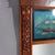 Early 19th Century Early 19th Century Sheraton Mahogany Wall Mirror With Eglomise Panel of Red Jacke For Sale - Image 5 of 11