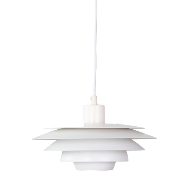 Vintage Danish Verona Pendant Lamp by Kurt Wiborg for Jeka, 1980s For Sale