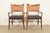 A gorgeous pair of Mid-Century Modern club chairs or dining armchairs By Paul McCobb for Directional USA, 1950s Sculpted...