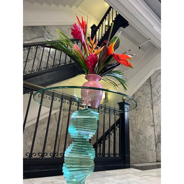 Modern Vintage Helix Table For Sale - Image 3 of 11