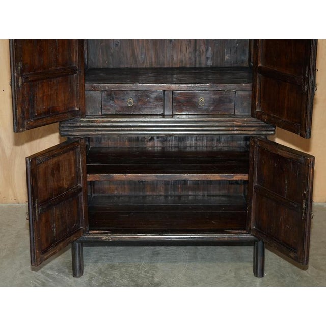 Antique Chinese Export Compound Cabinet, 1920 For Sale - Image 18 of 18