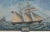 19th Century Chinese Export "Clipper Ship W/ Union Jack" Watercolor Painting For Sale - Image 4 of 11