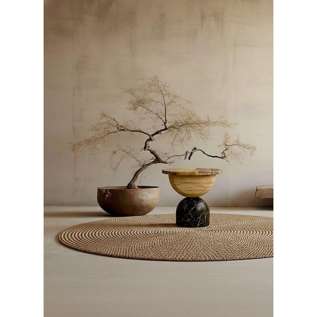 Not Yet Made - Made To Order Moon Side Table in Marble and Onyx by Marsica Fossati For Sale - Image 5 of 10